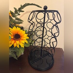 Black Metal K Cup Holder